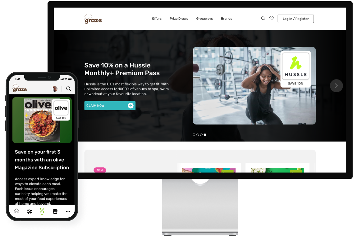 Graze instant reward programme