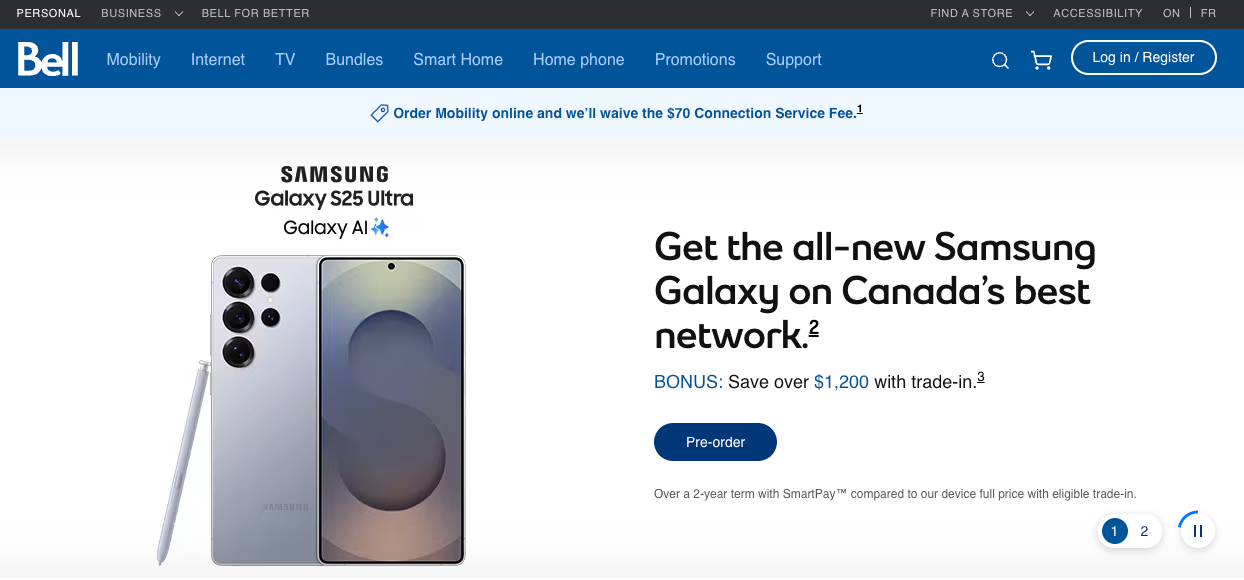Bell referral program example